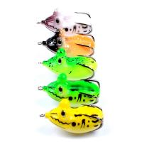 China 5 Colors  5.40CM/11.60g Soft Frog Lure Mullet Snakehead Fish Bait Fishing Lure on sale