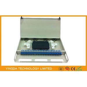 China SC Simplex 24 Port Fiber Patch Panel For FTTH FTTX FTTB ODN PON Network on sale