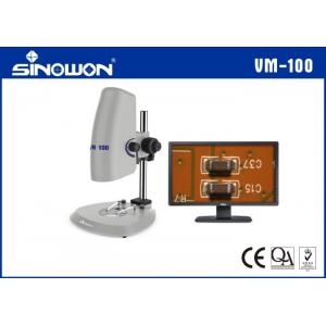 China Laboratory Zoom Digital Video Microscope System With Coarse Fine Adjustment 200X supplier