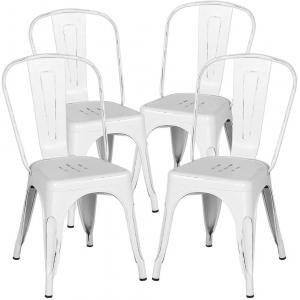 China Metal Dining Stackable Restaurant Chairs Coffee Eco - Friendly Simple Assembly supplier
