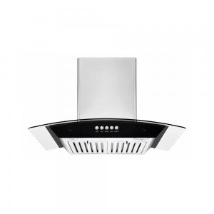 Commercial Curved Glass Cooker Hood Range For Gas Stoves