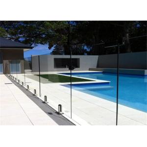 High Strength 5mm 6mm 8mm Clear Tempered Glass Frameless Pool Fence Glass