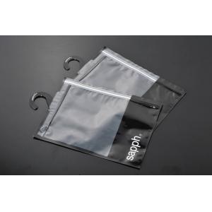 Attractive Poly Bag Packaging Slider Zipper And Hanger For Cotton Socks