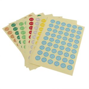 Custom Scratch And Sniff Stickers Label Self Adhesive Sleep Aid Various Colors