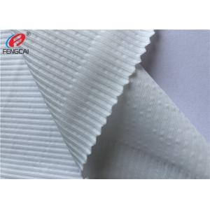 Anti Pilling Stripe 86 Nylon 14 Lycra Fabric Sportswear Material For Trousers