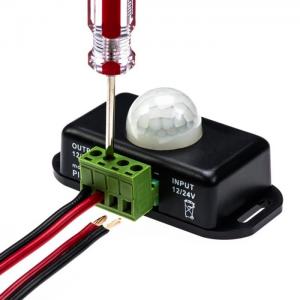 China Dc 12v 24v 8a Pir Motion Sensor Switch For Led Strip Light supplier