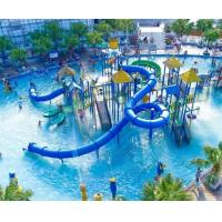 China Customized Playground Water Slide Medium Theme Park Aqua Tower on sale