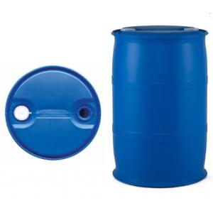 China Chemical Blue Plastic 55 Gallon Drum Barrel 200L Recyclable With Drainage Hole supplier
