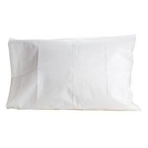 White Color Disposable Pillow Covers Nonwoven Fabric Customized Width