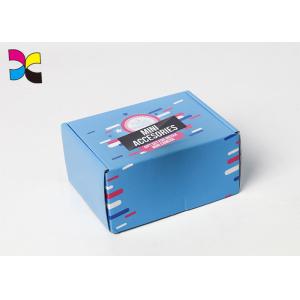 Glossy Lamination Printed Shipping Boxes OEM Coloring Eco Friendly Paper Logo