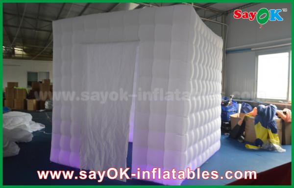Inflatable Photo Studio Lighting 2.5m 1 Door Inflatable Cabin Photobooth Photo
