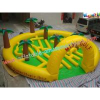 China Kids Inflatable Sports Games , CE / EN14960 Mini Inflatable Golf Games on sale