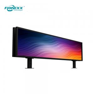China Double Sided Header Screen Signage LCD Display 57.4inch Commercial Grade supplier