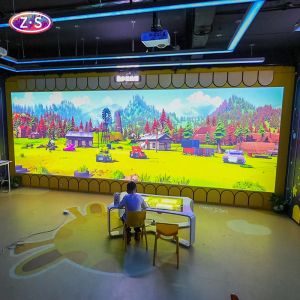 China Dibujo de luz láser en vivo Juegos de pared interactivos Proyección Efectos visuales dinámicos wholesale