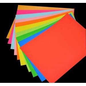 Neon A4 Fluorescent Coloured Paper Sheets 21cmX29.7cm customized