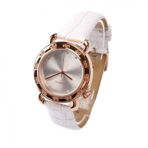 China Round Shape Women'S Stainless Steel Back Watch With Mineral Glass Surface , SGS Standard supplier