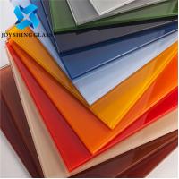 China 3mm-12mm Colored Tempered Glass Sheets Silkscreen Printed Glass on sale
