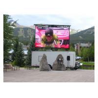 China Full Color Outdoor LED Billboard 6mm For Airport Flight Information Display / Public Square on sale