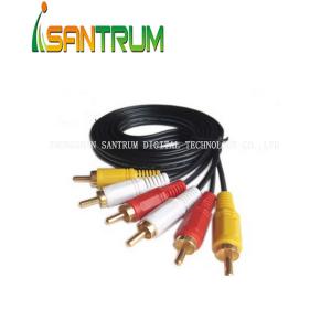 China Copper 3RCA to 3 RCA Cable supplier