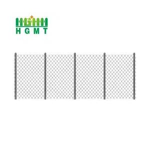 China Silver Post Chain Link Temporary Fence Hot Dip Galvanized supplier