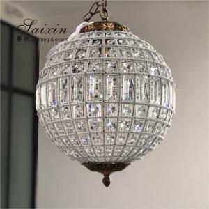 China Round Crystal Ball Chandelier Lighting Fixture Lamp Chandeliers Ceiling  60cm supplier