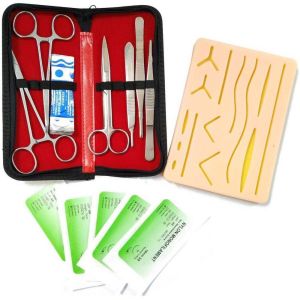 Suture Practice  Pad Medical Nursing School  Training Suture Pad Skin Buffing  Model Silicone Pad Suture set