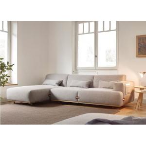 Eiderdown Bag Inside Fabric Corner Sofa , Customize Bosc Duffle Fabric Lounger Sofa