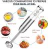 China Smart Stick Blender 2 Speed Immersion Blender With Chopper / Whisk wholesale
