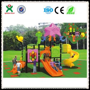 China Outdoor playground safety surfacing rubber playground surface QX-050A supplier