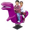 plastic frog spring rider outdoor play rocking horse for yard