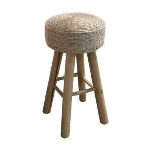 Width 34cm Backless Wicker Counter Stools