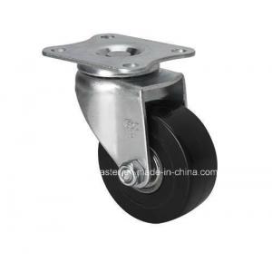 2612-66 Zinc Plated Edl Mini 2" 35kg Plate Swivel PU Caster Top Choice for Industrial