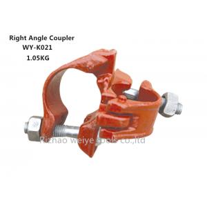 China Painting Red 90 degree Scaffolding Double Coupler right angle for Pipe clamp supplier