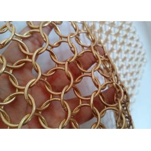 Welded Or Non Welded Stainless Steel Round Ring Mesh For Decoration And Security