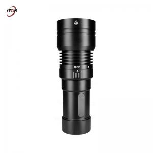 China 4500 Lumens Underwater Diving Flashlight  IP68 Rechargeable Dive Torch supplier