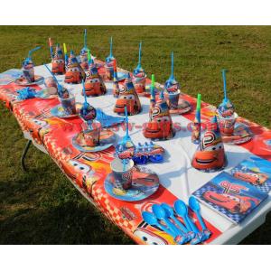 China Cars theme Kids Birthday Party Decoration Set Party Supplies Baby Birthday Pack event party supplies supplier