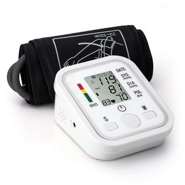 DC 6V 32cm Cuff 39kPa Wrist Blood Pressure Monitor