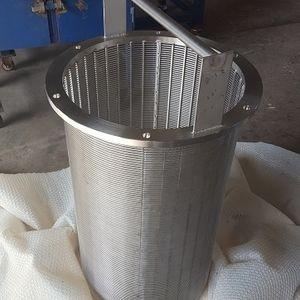 Stainless Steel Wedge Wire Screen 7-10 Mm High Strength Filtration Aperture 25-350 Micron