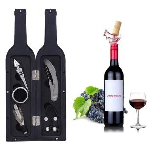 7*7*32cm 5Pcs Wine Corkscrew Kit Christams Wine Bottle Opener Set Gift