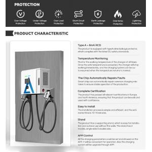 High Power DC EV Charging Station 30KW 60KW With CCS CHAdeMO Dual Plugs