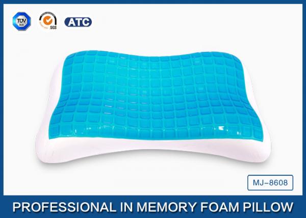 Kids Bed Sleeping Memory Foam Cooling Gel Pillow In Summer , Low Resilience