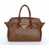 Lady Style Classi Design Genuine Leather Light Coffee Tote Bag Handbag #3082C