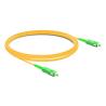 1m (3ft) Simplex OS2 Single Mode SC APC to SC APC PVC (OFNR) Fiber Optic Cable