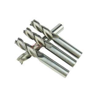 China Metric End Mill 3 Flute Carbide Roughing End Mills For Wood CNC Milling Cutter supplier