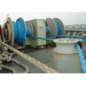 Customized Capacity Marine Deck Winches , Hydraulic Electric Boat Anchor Winch