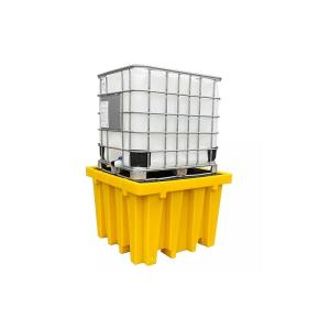 Polyethylene IBC Spill Containment Pallet Corrosives Liquid Distributed Load 1100kg