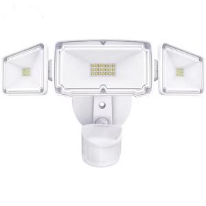 China 20w 28w 39w Jardín 3 cabezas Luces de seguridad LED Sensor de movimiento Exterior Adjustable LED Luces de inundación IP67 para exteriores supplier