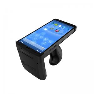 China Portable Handheld RFID Reader IP65 Barcode Scanner HF For products tracking supplier