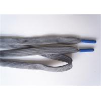 China Apparel Cotton Flat Shoe Laces Environmental Wax OEM Service on sale