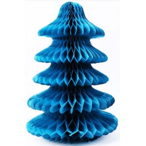 Foreign trade Christmas gift home table decoration Creative paper flip paper Christmas tree Traditional paper carving